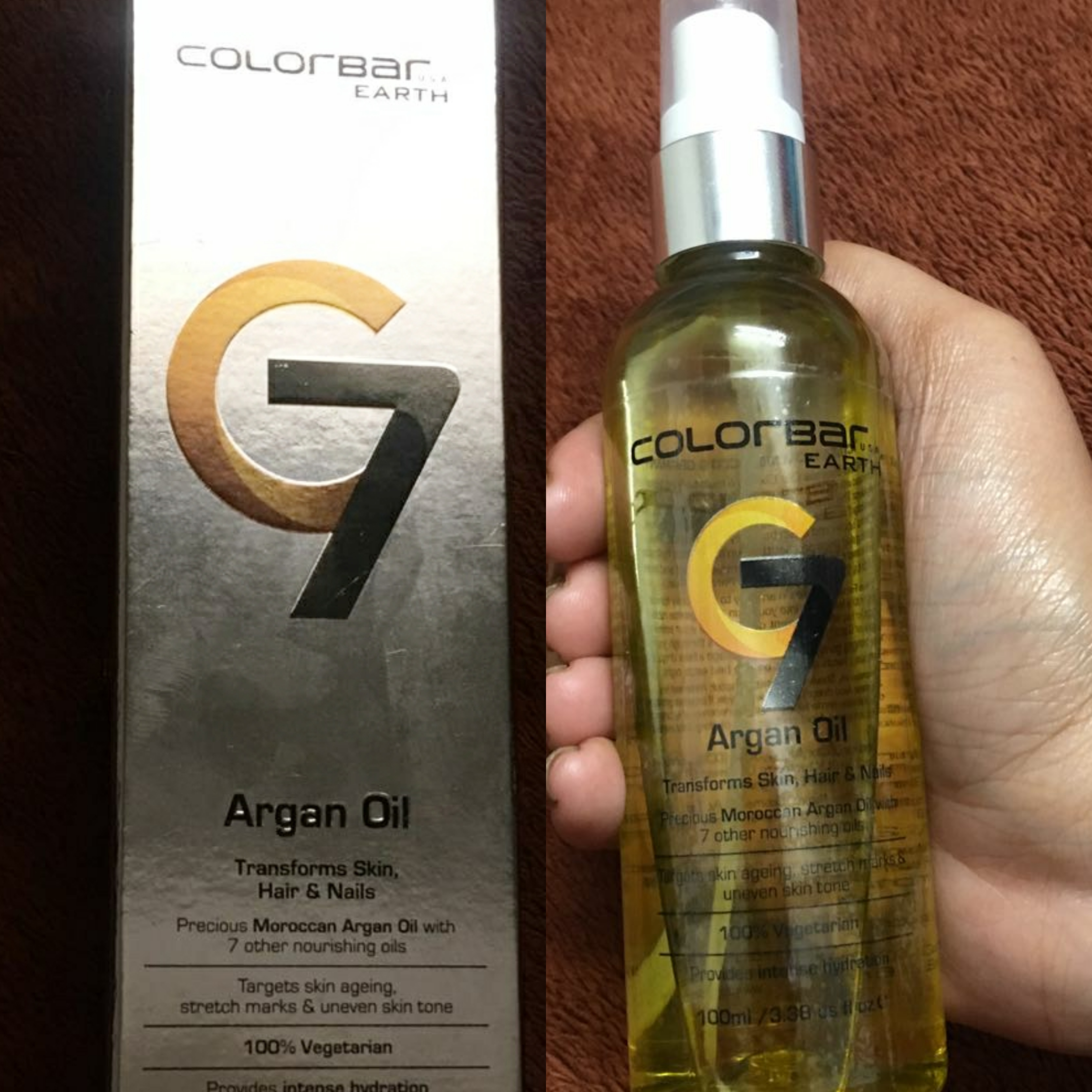 Review on Colorbar Earth C7 Argan Oil  its benifits  YOUR DESTINATION